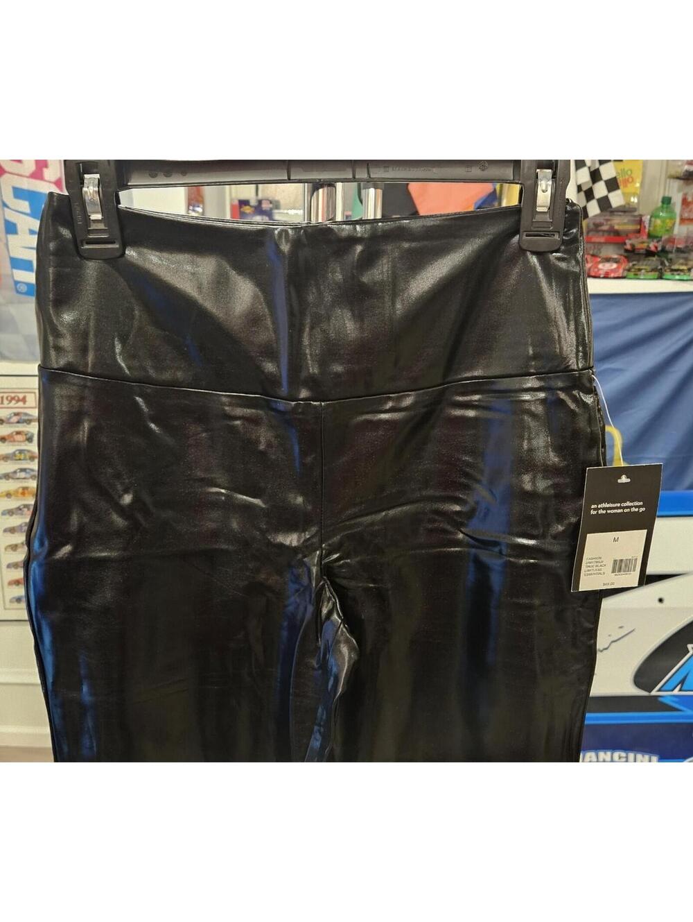 Limitless by The Limited Faux Leather Liquid Leather High Waisted Leggings Size